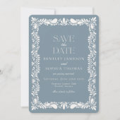 ダスティブルータラベラタイルフェスタ日付を保存 招待状 (正面)