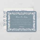 ダスティブルータラベラ男の赤ちゃん挿入用のタイル本 エンクロージャーカード (正面/裏面)