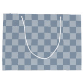 ダスティブルーチェッカーボード ラージペーパーバッグ (裏面)