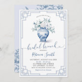 ダスティブルーチノワセリージンジャージャールブライダルブランチ 招待状 (正面/裏面)