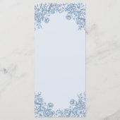 ダスティブルーチノワセリーブライダルシャワーメニュー メニュー (裏面)