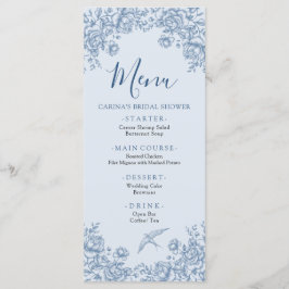 ダスティブルーチノワセリーブライダルシャワーメニュー メニュー