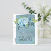 ダスティブルーティール(緑がかった色)結婚のトレンド予算 (スタンド正面)