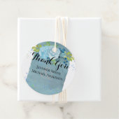 ダスティブルーティール（緑がかった色）結婚のトレンド予算 フェイバータグ (インサイチュ)