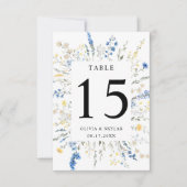 ダスティブルーディンティワイルドフローラボホテーブル番号 (正面)