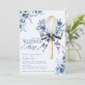 ダスティブルートイレウィスク遠くにブライダルシャワー 招待状 (スタンド正面)