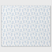 ダスティブルートイレバエレガントルーン男の赤ちゃん ラッピングペーパー (フラット)