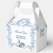 ダスティブルートイレフローラカボチャ男の子ベイビーシャワー フェイバーボックス (裏面)