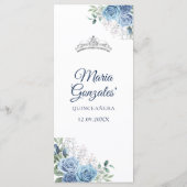 ダスティブルードレスキンセアニラメニューカード メニュー (裏面)