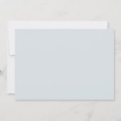 ダスティブルーネイビーシャンパーニュアイボリーフローラカレンダー セーブザデート (裏面)