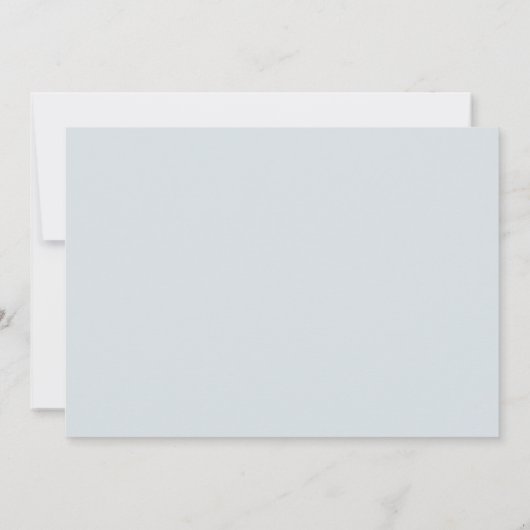 ダスティブルーネイビーシャンパーニュアイボリーフローラカレンダー セーブザデート (裏面)