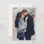 ダスティブルーネイビーシャンパーニュアイボリーフローラQRコード 出欠カード (裏面)