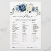 ダスティブルーネイビーシャンパーニュアイボリーブライダルシャワーゲーム (正面)