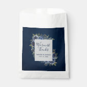 ダスティブルーネイビーシャンパーニュアイボリー結婚ズ フェイバーバッグ (正面)