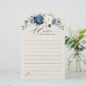 ダスティブルーネイビーシャンパーニュブライダルシャワーアドバイス (スタンド正面)