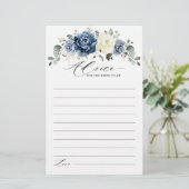 ダスティブルーネイビーシャンパーニュブライダルシャワーアドバイス (スタンド正面)