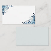 ダスティブルーネイビーフローラ エンクロージャーカード (正面/裏面)
