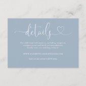 ダスティブルーハートス結婚クリプト詳細 エンクロージャーカード (正面)