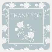 ダスティブルーバラサンキューステッカー スクエアシール (正面)