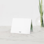 ダスティブルーバラフローラ写真100誕生日内 サンキューカード (裏面)