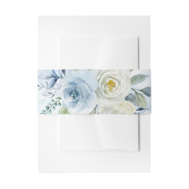 ダスティブルーバラフローラ招待状用帯 招待状ベリーバンド