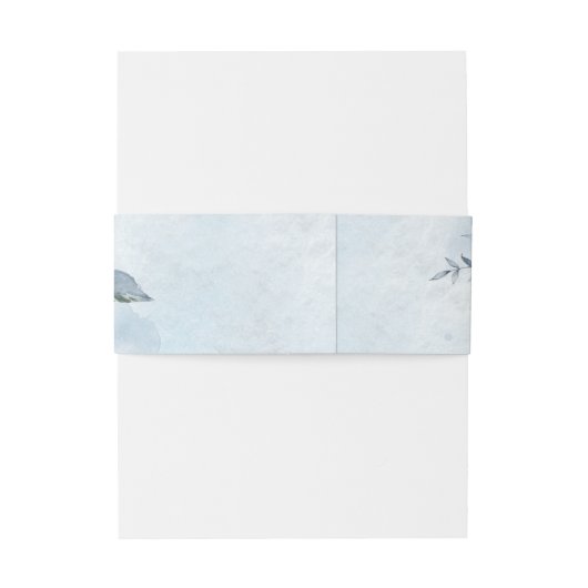 ダスティブルーバラフローラ招待状用帯 招待状ベリーバンド (裏面例)