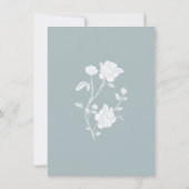 ダスティブルーバラリハーサルディナー招待状 招待状 (裏面)