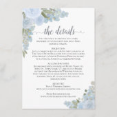 ダスティブルーバラ素朴ズボホシック結婚ズ詳細 エンクロージャーカード (正面)