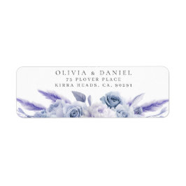 ダスティブルーバラ結婚ズ差出人住所ラベル ラベル