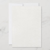 ダスティブルーバラ金ゴールドコーラルパープル結婚ズ 招待状 (裏面)