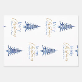 ダスティブルーパゴダ ラッピングペーパーシート