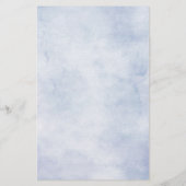 ダスティブルーパステルピンクアジサイ結婚ズメニュー (裏面)