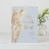 ダスティブルーパンパスウォークスウォーズブライダルシャワー 招待状 (スタンド正面)