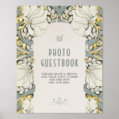 ダスティブルーパンペネルフォトゲストブックサインヴィンテージ 箔ポスター (正面)