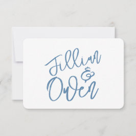 ダスティブルーパーソナライズされたサンキューノート ノートカード