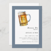 ダスティブルーパーティーインザハウスカップルシャワー 招待状 (正面/裏面)