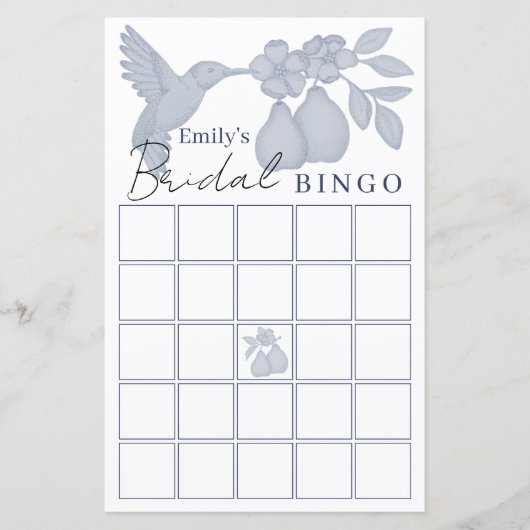ダスティブルーパーフェクト梨ブライダルシャワービンゴゲーム (正面)