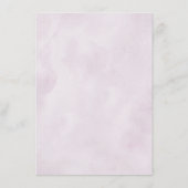 ダスティブルーパープルネイビー薄紫開花結婚ズ詳細 エンクロージャーカード (裏面)