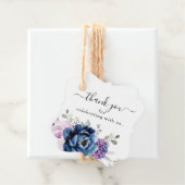 ダスティブルーパープル開花結婚ズサンキュー フェイバータグ (インサイチュ)