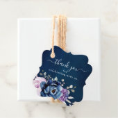 ダスティブルーパープル開花結婚ズ感謝T フェイバータグ (インサイチュ)