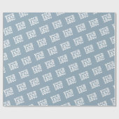 ダスティブルービジネス企業のロゴラッピング紙 ラッピングペーパー (フラット)