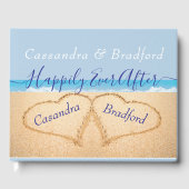 ダスティブルービーチ結婚式ゲストブック ゲストブック (正面)