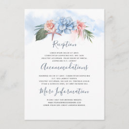 ダスティブルービーチ結婚式情報ゲスト エンクロージャーカード