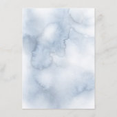 ダスティブルービーチ結婚式情報ゲスト エンクロージャーカード (裏面)