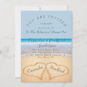 ダスティブルービーチ2ハートサンドリハーサルディナー 招待状 (正面)