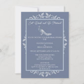 ダスティブルーピーコックフローリハーサルディナー 招待状 (正面)