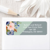 ダスティブルーピーチグリーン結婚ズ ラベル (インサイチュ)