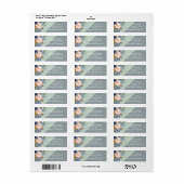 ダスティブルーピーチグリーン結婚ズ ラベル (フルシート)