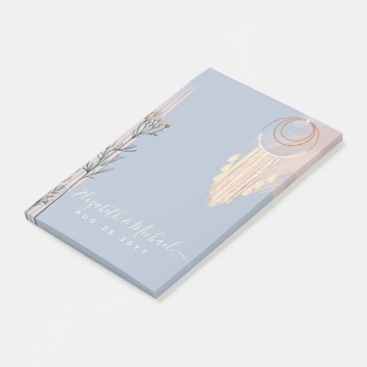 ダスティブルーピーチボホ結婚ズ ポストイット (アングル)