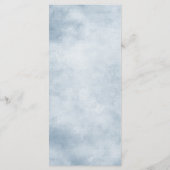 ダスティブルーピーチ赤面ボタニカルフローラ結婚ズ メニュー (裏面)